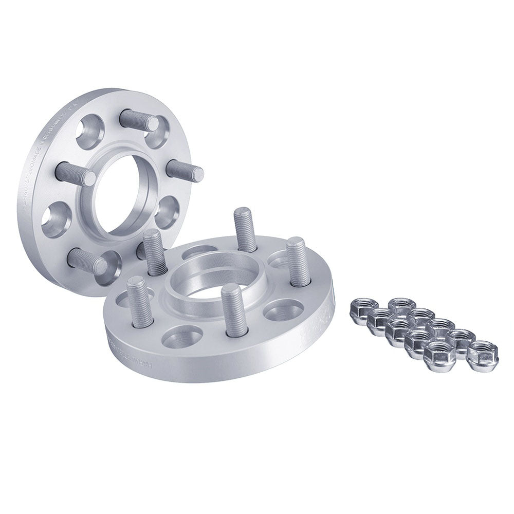 H&R TRAK+ Wheel Spacers Pair 21mm Silver 5x130 71.6mm CB