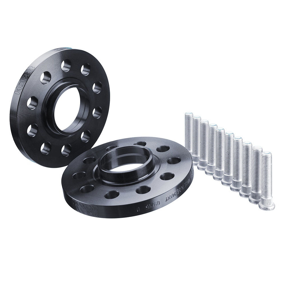 H&R TRAK+ Wheel Spacers Pair 18mm Black 5x120 67mm CB